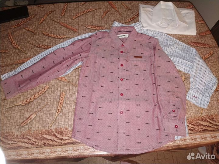 Рубашки для мальчика 128 см