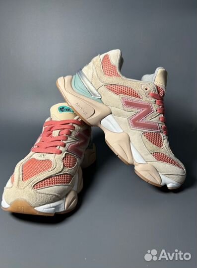 Кроссовки New Balance 9060 Cookie Pink Люкс