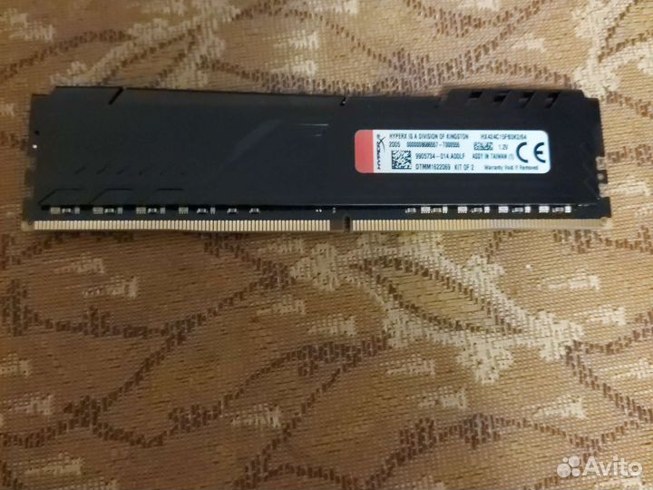 Kingstone Fury DDR4 32Гб