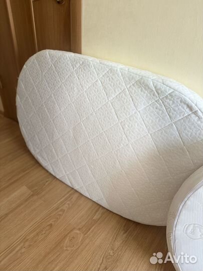 Матрас на детскую круглую кроватку трансформер