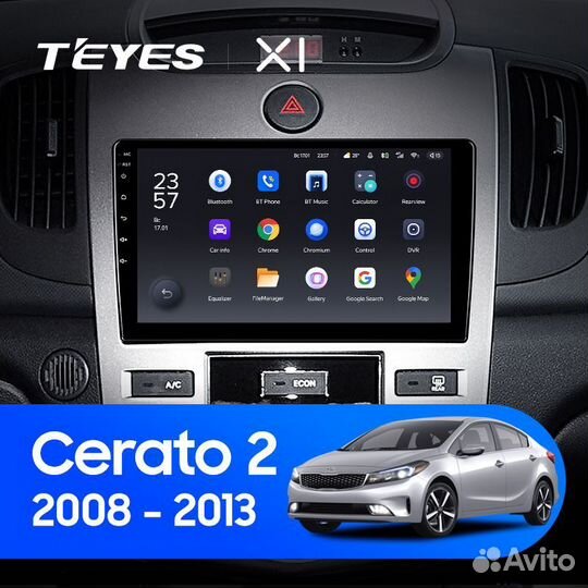 Автомагнитола Teyes X1 4G Kia Cerato 2 2008-2013