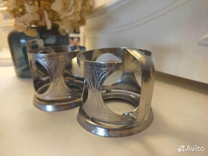 Подстаканники СССР, нерж