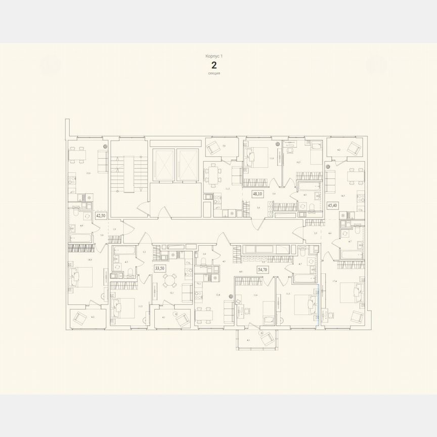 1-к. квартира, 33,5 м², 10/12 эт.