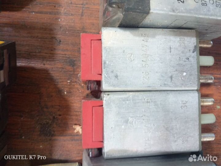 Кнопки и реле на Мерседес W123