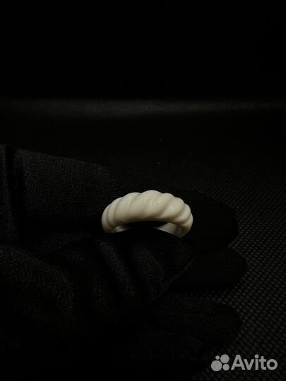 Винтажное кольцо из керамики