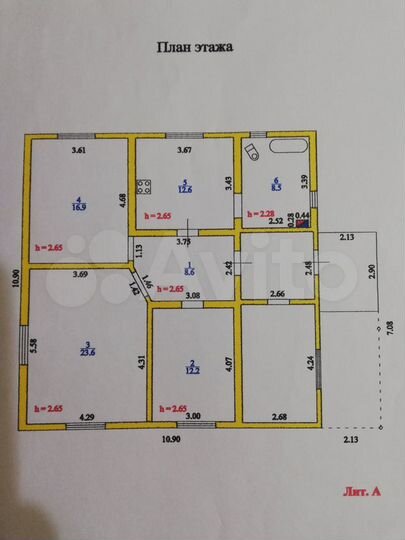 Дом 83 м² на участке 15 сот.