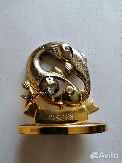 Декоративная фигурка с кристаллами swarovski, Рыбы