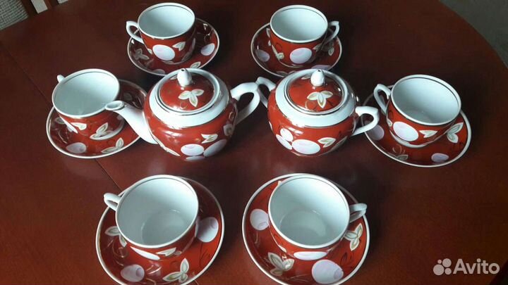Чайный сервиз Сливы. Вербилки