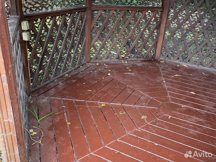 Продам беседку дерево под разбор и самовывоз 4,5 х