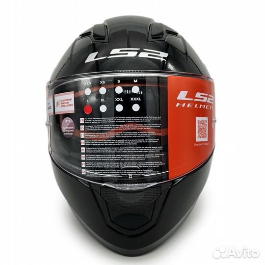 Мотошлем LS2 FF320 stream EVO Solid Black