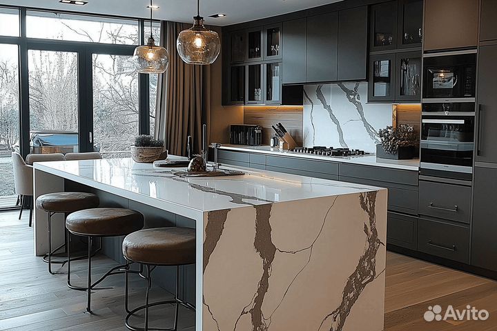 Каменная столешница из агломерата