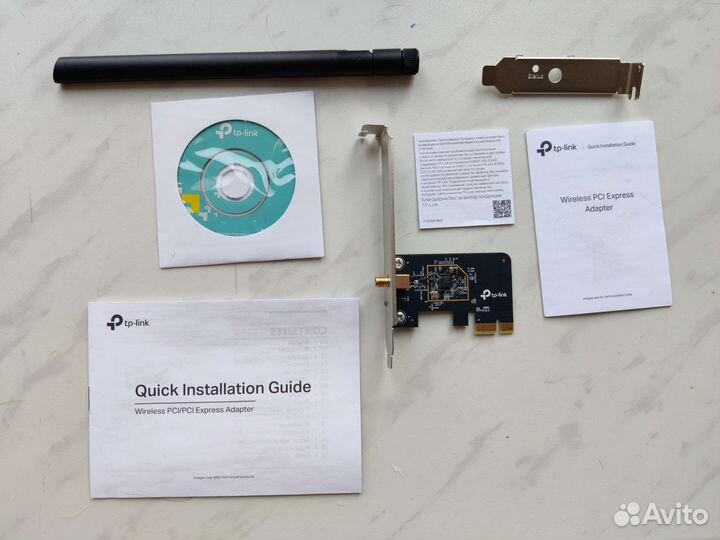 Wi-fi Адаптер Tp-link Archer T2E (EU) Ver: 1.0