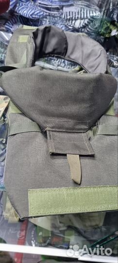 Защита Шеи На бронежилет с кевларом Олива