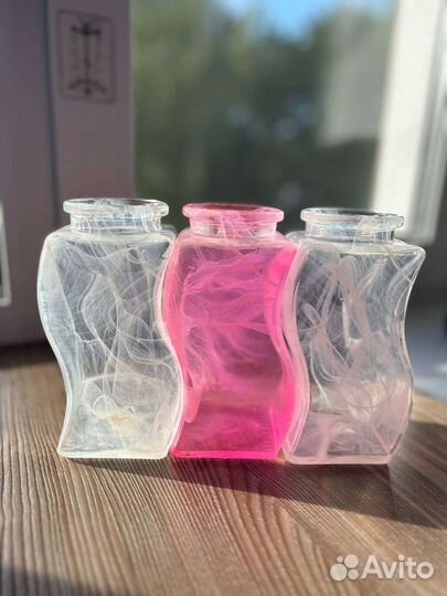 Вазочка цветное стекло