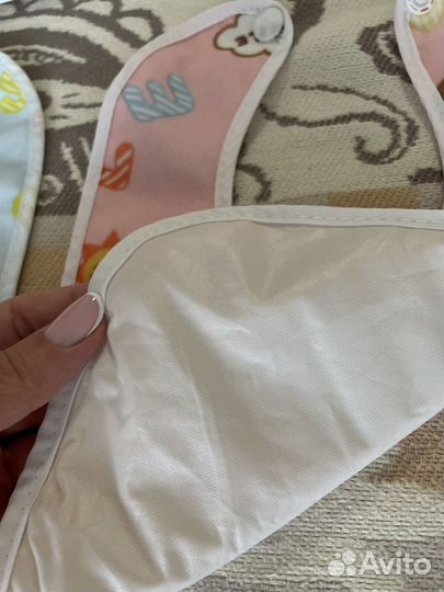 Слюнявчики-нагрудники 6шт