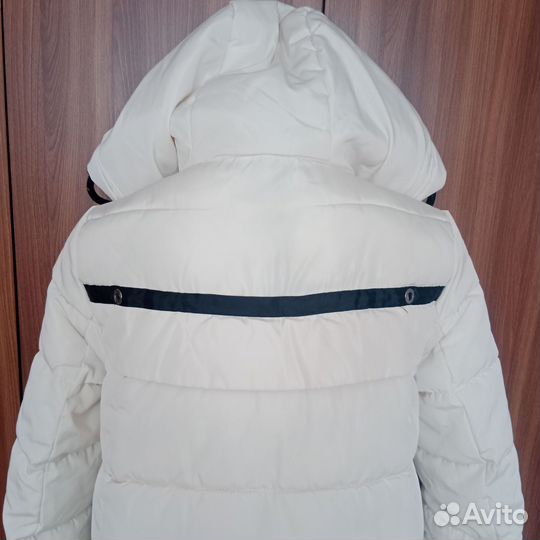 Длинный пуховик или пуховое пальто 44-48 размер