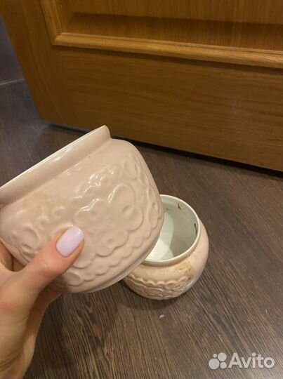 Горшок керамический две штуки