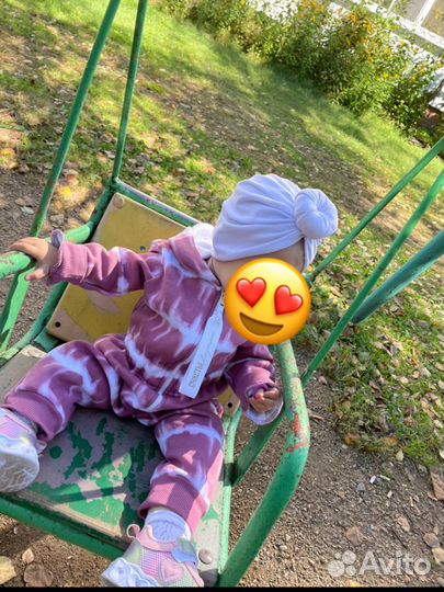 Шапочка тюрбан для девочки