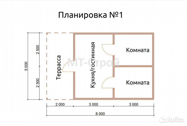 Дачный домик бытовка под ключ