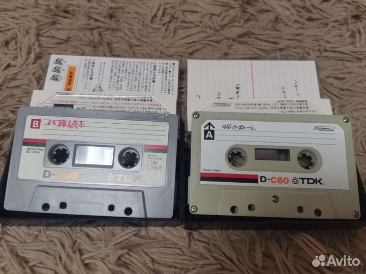Аудиокассеты чистые и с записью Maxell (Basf, TDK