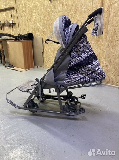 Детские санки коляска бу