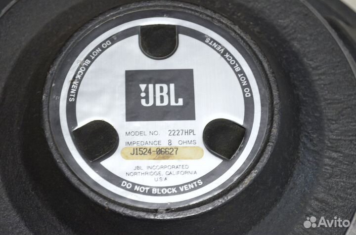 JBL 2227 HPL. Легендарный динамик 15