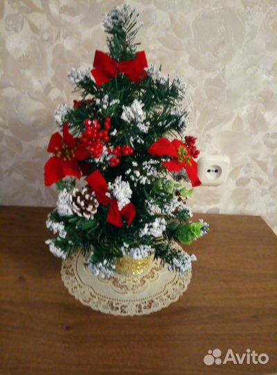 Елка искусственная в горшке