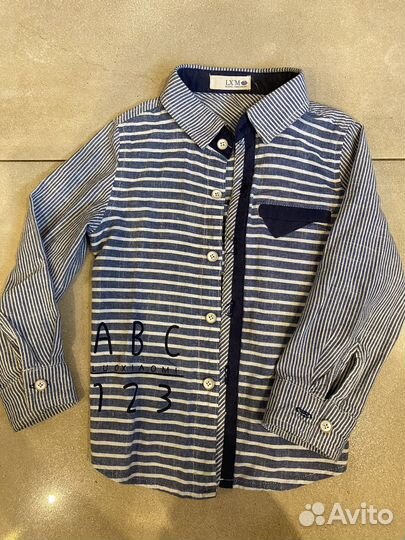 Рубашка мужская для мальчика