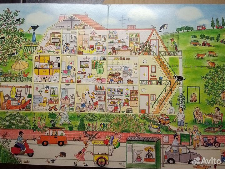 Детские книги виммельбух Ротраут Бернер