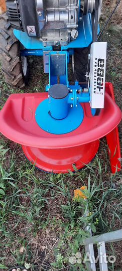 Косилка роторная Нева + вилы сеносборные