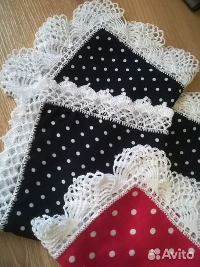 Платочки ручной работы как аксессуар