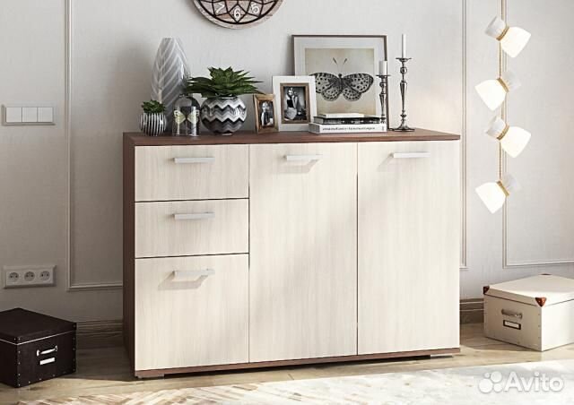 Комод с дверцами 120 см