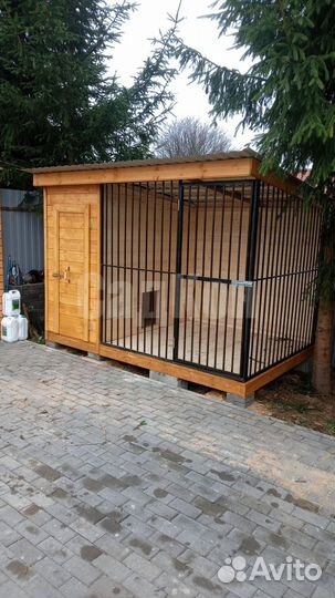 Вольер уличный для собак / щенков Н7 4х2м