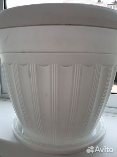 Горшки пластиковые (кашпо) б/у (бронь)