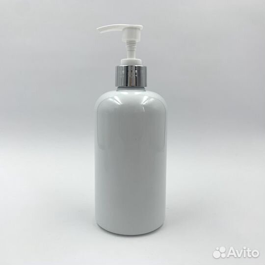 Белый флакон 500 мл с дозатором