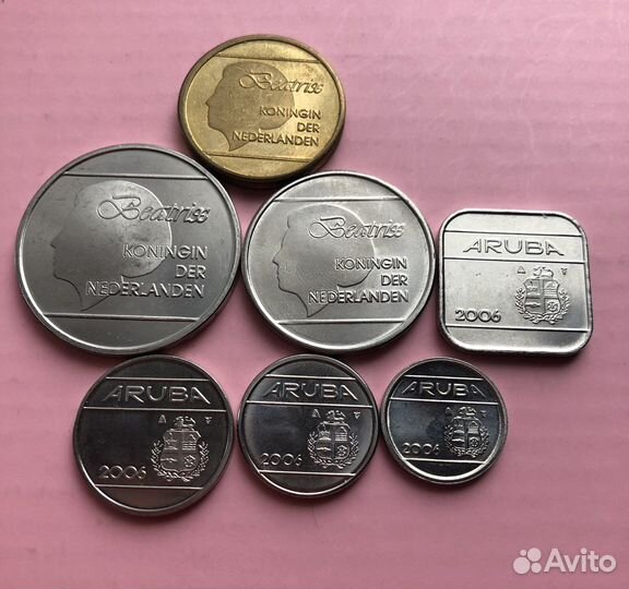 Аруба набор монет