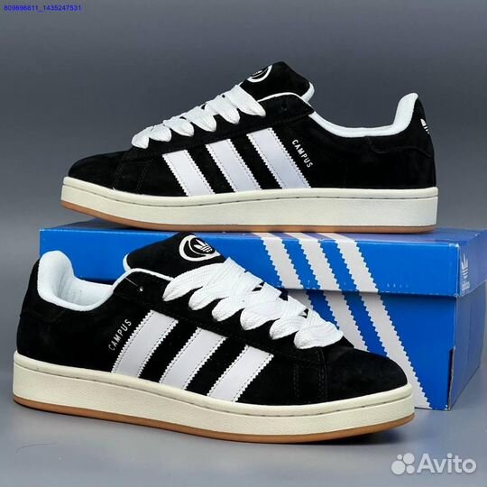 Кроссовки Adidas Campus 00 Black (Арт.38218)