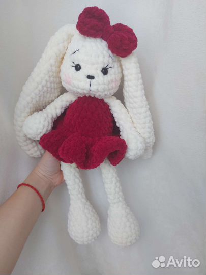 Игрушка ручной работы. Зайка. 40 см