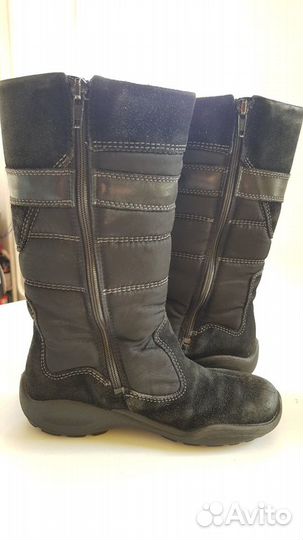 Зимние сапоги ecco, б/у нубук. Gor