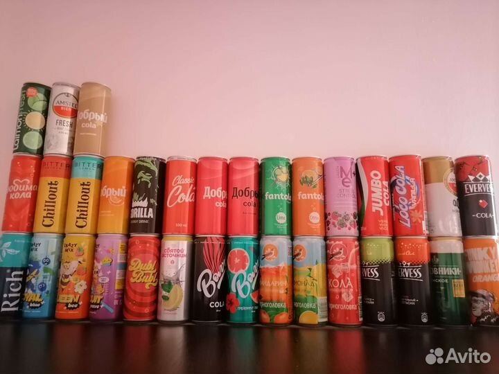 Коллекция банок pepsi