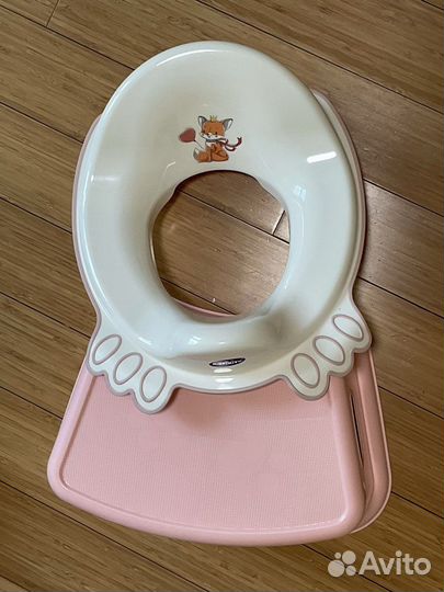 Детское сиденье на унитаз и ступеньки