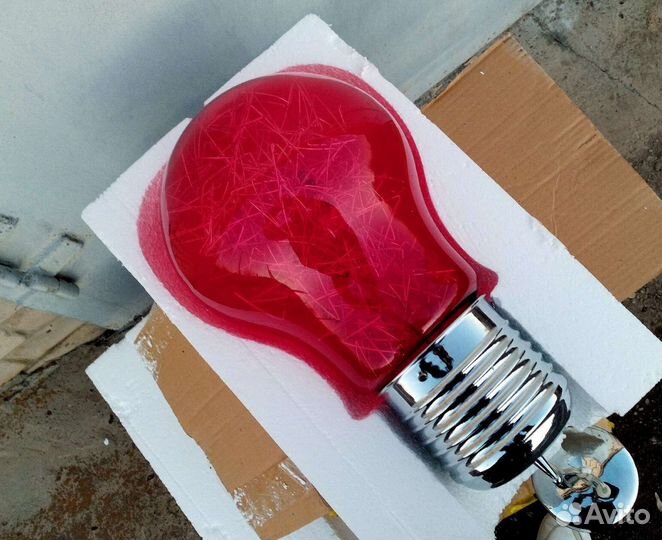 Светильник лампочка (стекло)