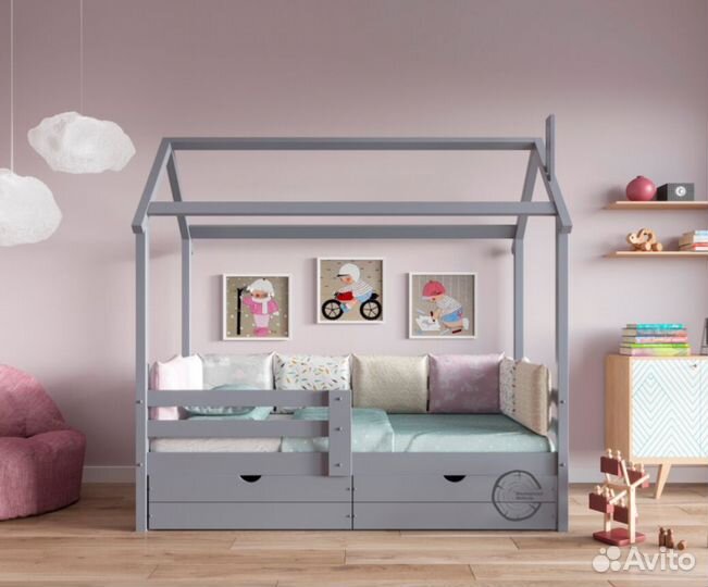 Детская кровать домик