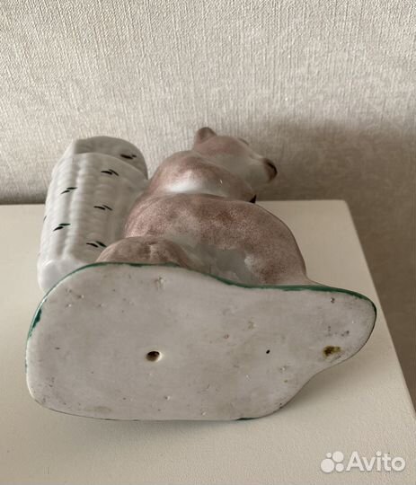 Статуэтка фарфор Маша и медведь СССР