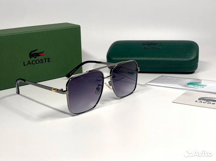 Очки Lacoste aviator фиолетовые