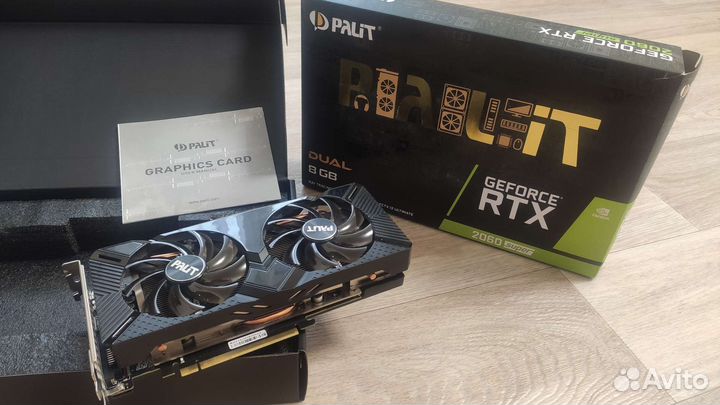 Видеокарта rtx 2060 super 8gb