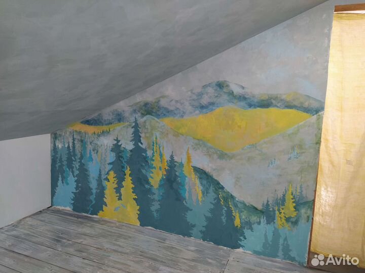 Роспись на стенах