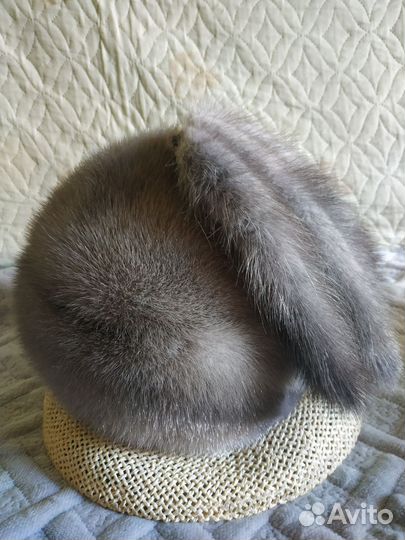 Шапка норковая женская
