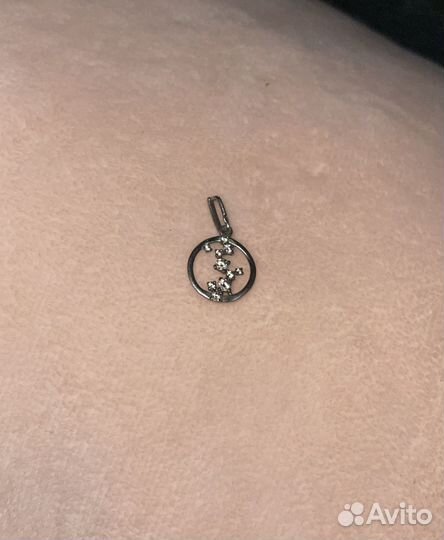 Подвеска серебро