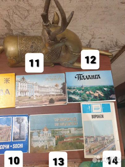 Наборы советских открыток и фотографий